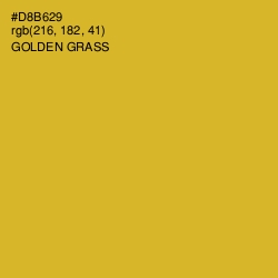 #D8B629 - Golden Grass Color Image