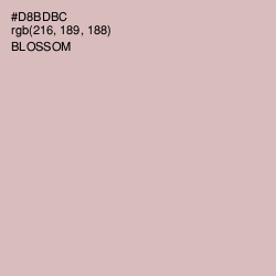 #D8BDBC - Blossom Color Image