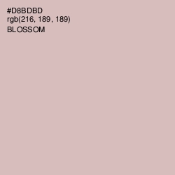 #D8BDBD - Blossom Color Image