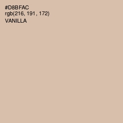 #D8BFAC - Vanilla Color Image