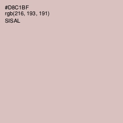 #D8C1BF - Sisal Color Image