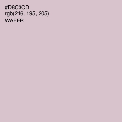 #D8C3CD - Wafer Color Image