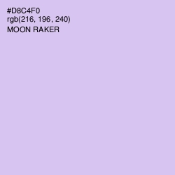 #D8C4F0 - Moon Raker Color Image