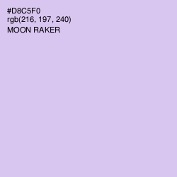 #D8C5F0 - Moon Raker Color Image
