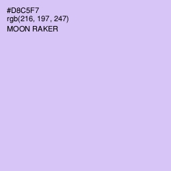 #D8C5F7 - Moon Raker Color Image