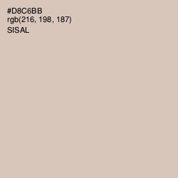 #D8C6BB - Sisal Color Image