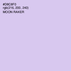 #D8C8F0 - Moon Raker Color Image