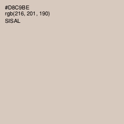 #D8C9BE - Sisal Color Image