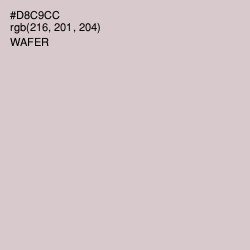 #D8C9CC - Wafer Color Image