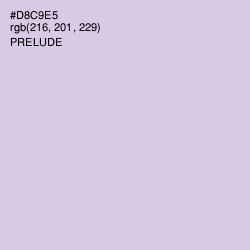 #D8C9E5 - Prelude Color Image