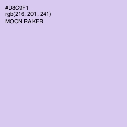 #D8C9F1 - Moon Raker Color Image