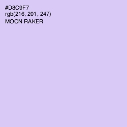 #D8C9F7 - Moon Raker Color Image