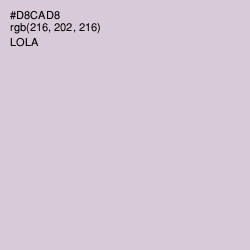 #D8CAD8 - Lola Color Image