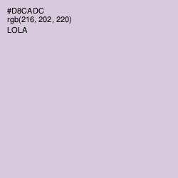 #D8CADC - Lola Color Image