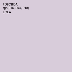 #D8CBDA - Lola Color Image