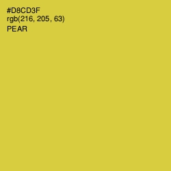 #D8CD3F - Pear Color Image