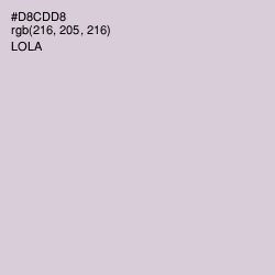 #D8CDD8 - Lola Color Image