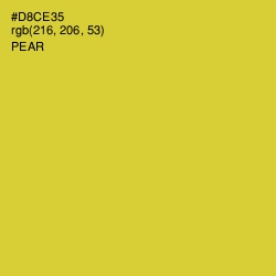 #D8CE35 - Pear Color Image