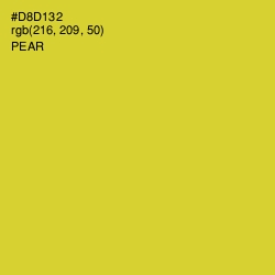 #D8D132 - Pear Color Image