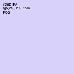 #D8D1FA - Fog Color Image