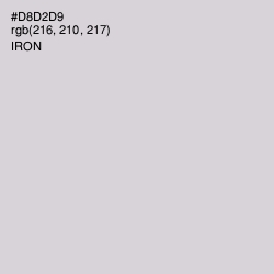 #D8D2D9 - Iron Color Image