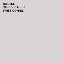 #D8D3D5 - Swiss Coffee Color Image