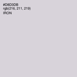 #D8D3DB - Iron Color Image
