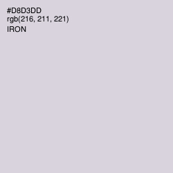 #D8D3DD - Iron Color Image