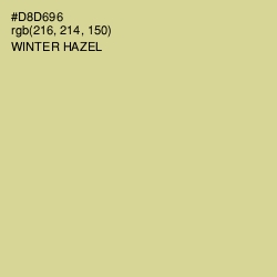 #D8D696 - Winter Hazel Color Image
