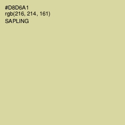 #D8D6A1 - Sapling Color Image