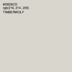 #D8D6CD - Timberwolf Color Image