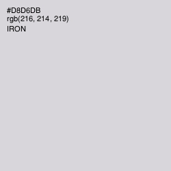 #D8D6DB - Iron Color Image