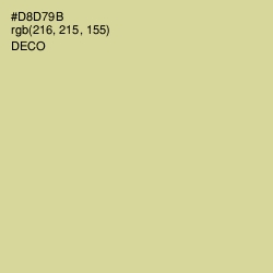 #D8D79B - Deco Color Image