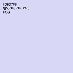 #D8D7F6 - Fog Color Image
