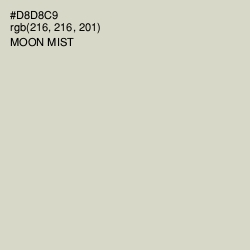 #D8D8C9 - Moon Mist Color Image