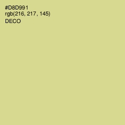 #D8D991 - Deco Color Image