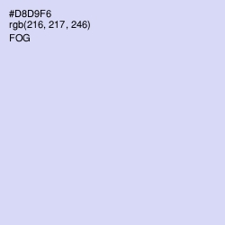 #D8D9F6 - Fog Color Image