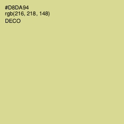 #D8DA94 - Deco Color Image