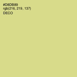 #D8DB89 - Deco Color Image