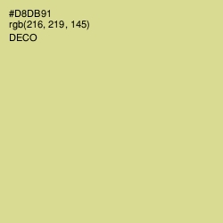 #D8DB91 - Deco Color Image