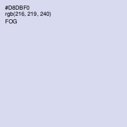 #D8DBF0 - Fog Color Image
