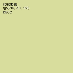 #D8DD9E - Deco Color Image