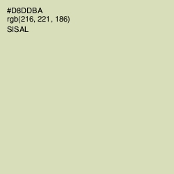 #D8DDBA - Sisal Color Image