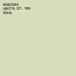#D8DDBD - Sisal Color Image