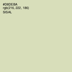 #D8DEBA - Sisal Color Image