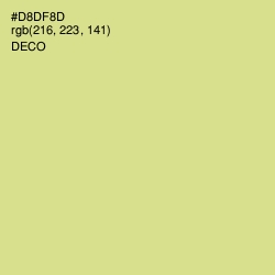 #D8DF8D - Deco Color Image