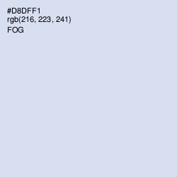 #D8DFF1 - Fog Color Image