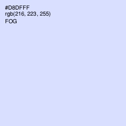 #D8DFFF - Fog Color Image