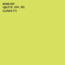 #D8E05F - Confetti Color Image