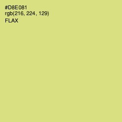 #D8E081 - Flax Color Image